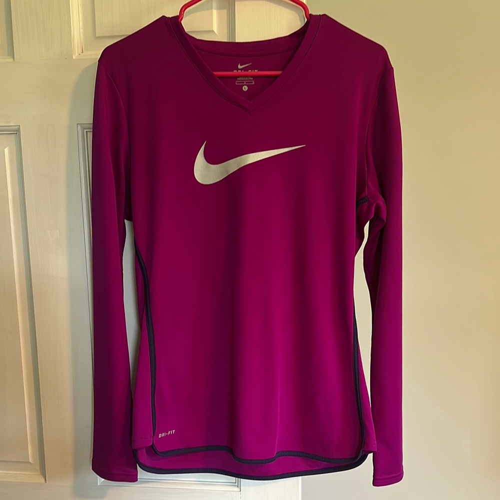 Nike Purple Dri-fit Long Sleeve
